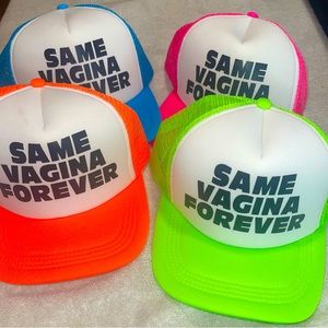Bundle of 4, bachelor/bachelorette party Neon snap back trucker hats!